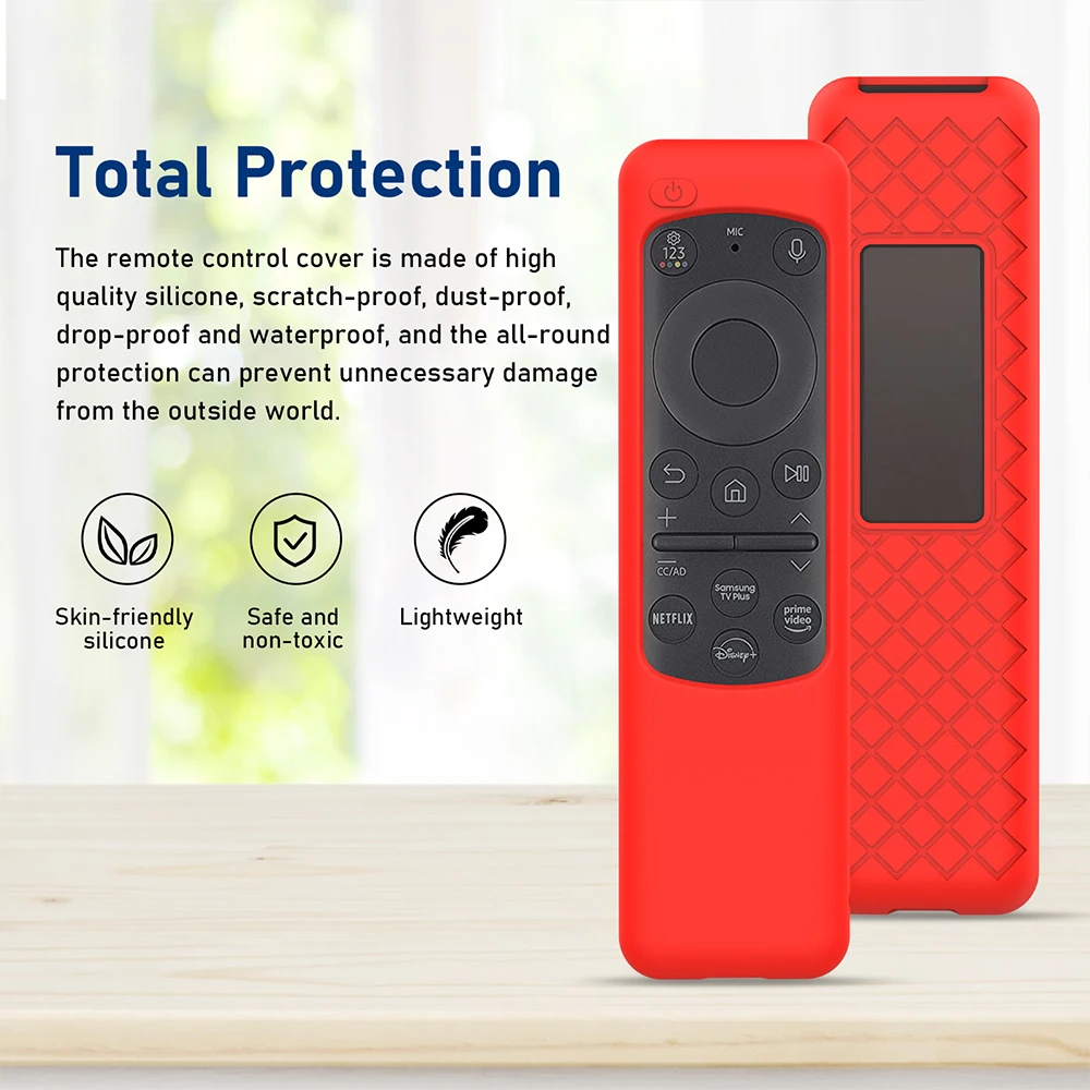 1Pc Silicone Protective Case for Samsung Remote Control BN59-01432A Smart TV Remote Dustproof Cover Sleeve Anti-fall Case silicone remote case silicone remote cover silicone remote sleeve remote controller cover silicone case protector