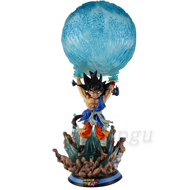 

Dragon Ball Figure GT Son Goku Spirit Bomb Hunter Joint Name Scene Statue PVC Action Figure Collection Model Toys Doll Kids Gift