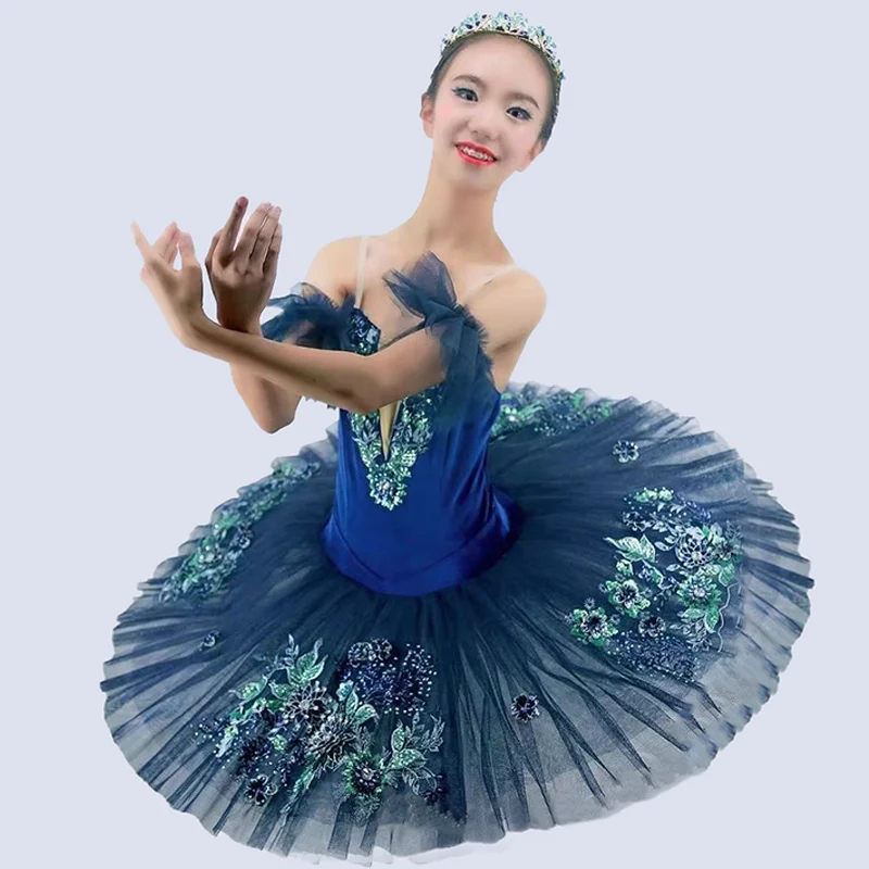 

2022 Professional Ballet Tutu Child Kids Girls Adults Pancake Tutu Dance Giselle Paquita Ballet Costume Ballerina Ballet Dress