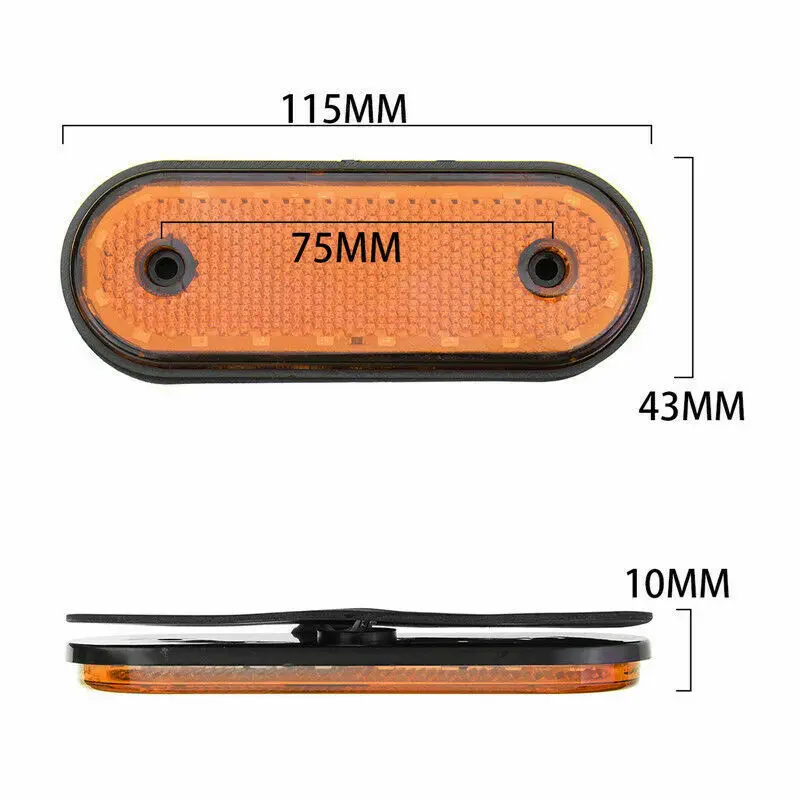 Set luci: luci posteriori DOBPLAST + luci laterali a LED DOBPLAST + cablaggio MANTES 5,5m 13 PIN + connettori rapidi