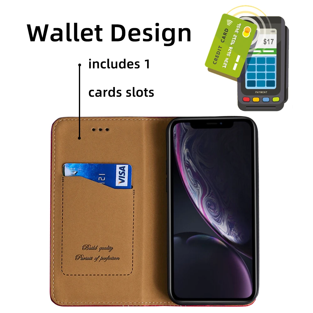 Ultra-Thin Magnetic Flip Phone Case and Bag