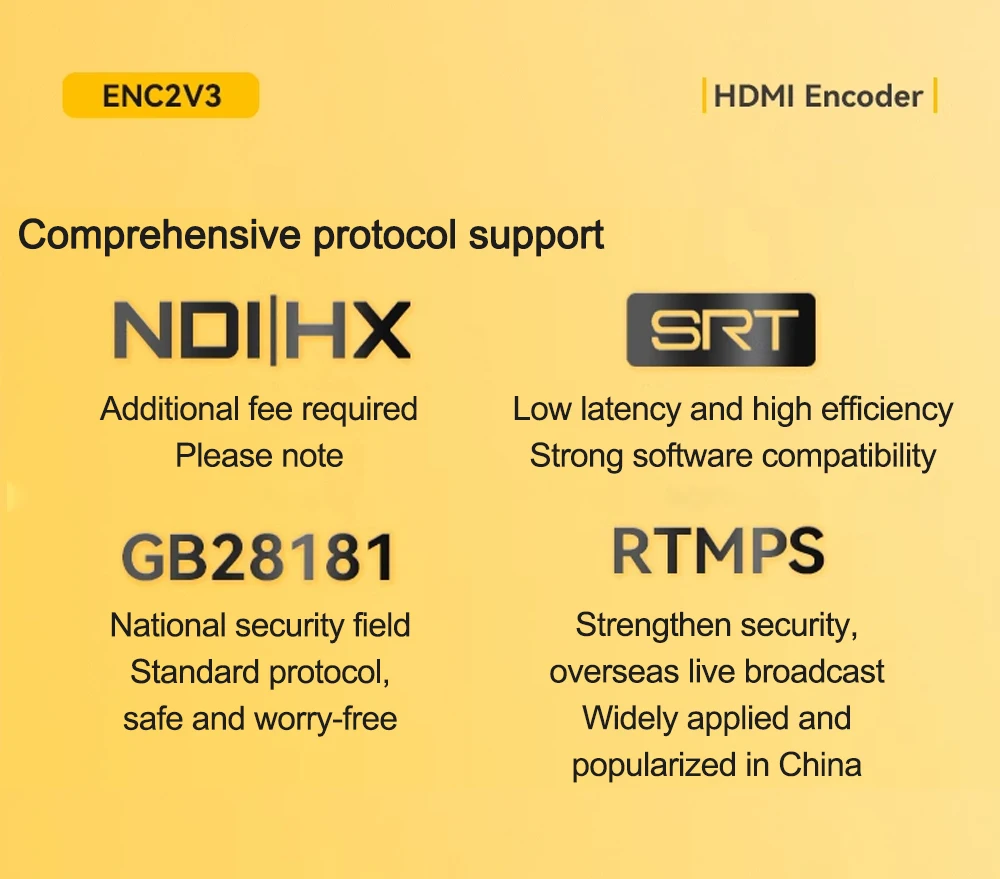 Link Pi ENC2_V3 4K Video Codec 2-channel HDMI Encoder/Decoder, SRT NDI, RTMP Liv