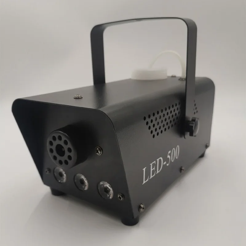 무선 리모컨 안개 기계 결혼식 크리스마스 파티 특수 효과 옵션 컬러 스테이지 안개 발생기 3LED 500W