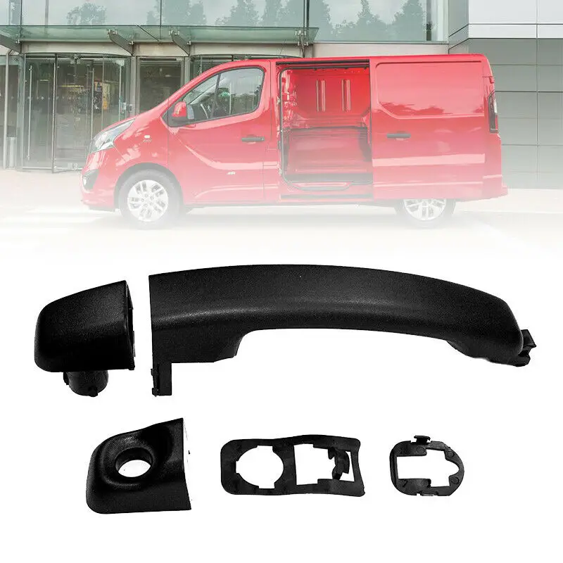 

FOR Vauxhall Vivaro B Trafic III Rear Back Car Door Handle Outer Kit 95518889