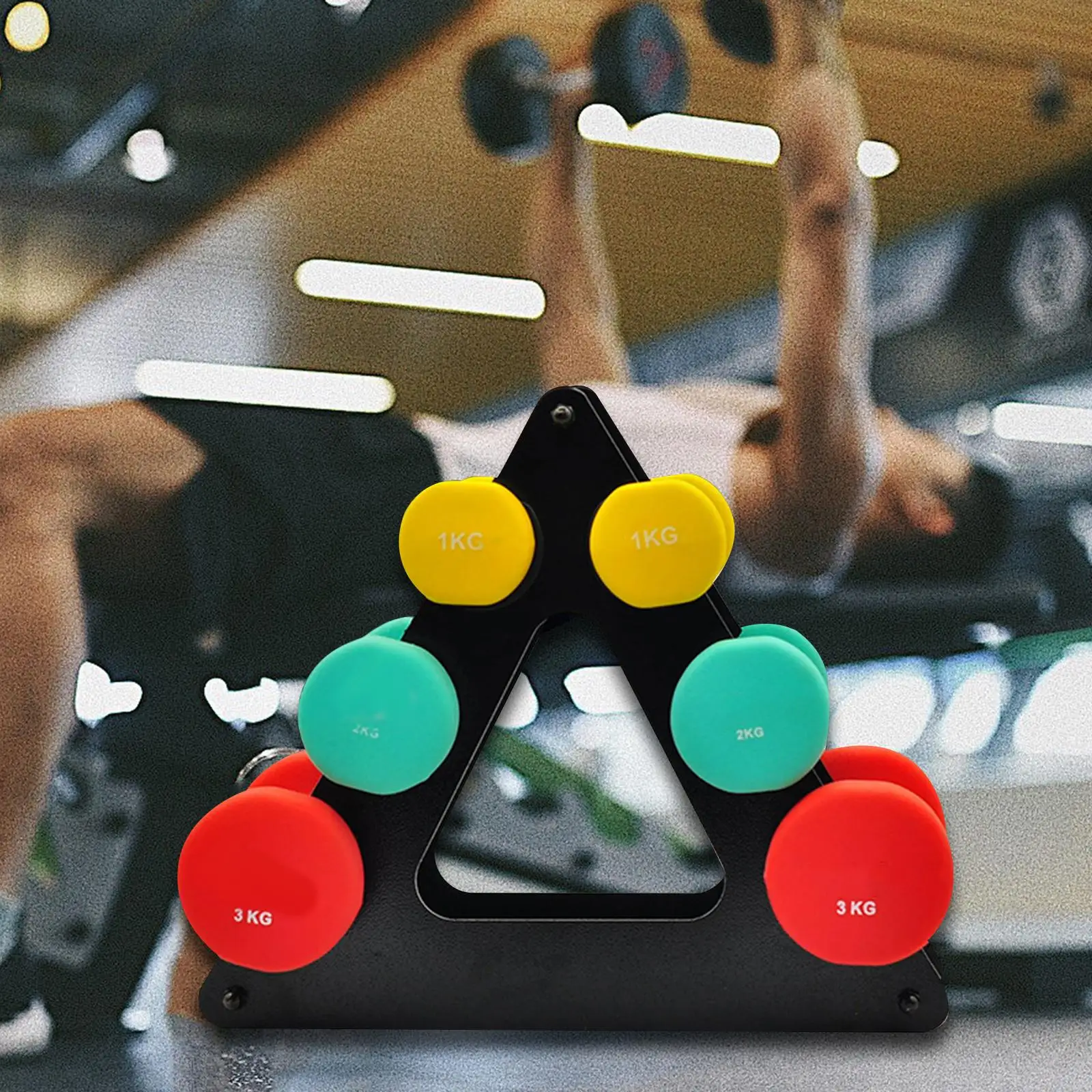 3 Tier Dumbbell Rack Stand Only Weight Rack for Dumbbell Dumbbell Storage Rack for Sports Strengh Training Weightlifting Workout