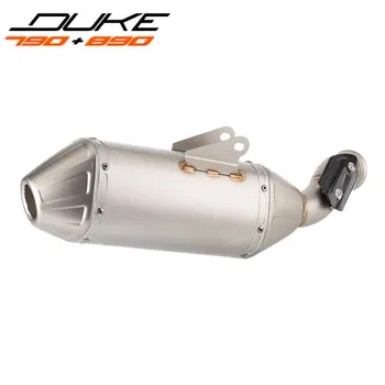For KTM DUKE 790 DUKE 890 Motorcycle Exhaust System Escape muffler Link Pipe slip on 790 duke exhaust 890 duke muffler