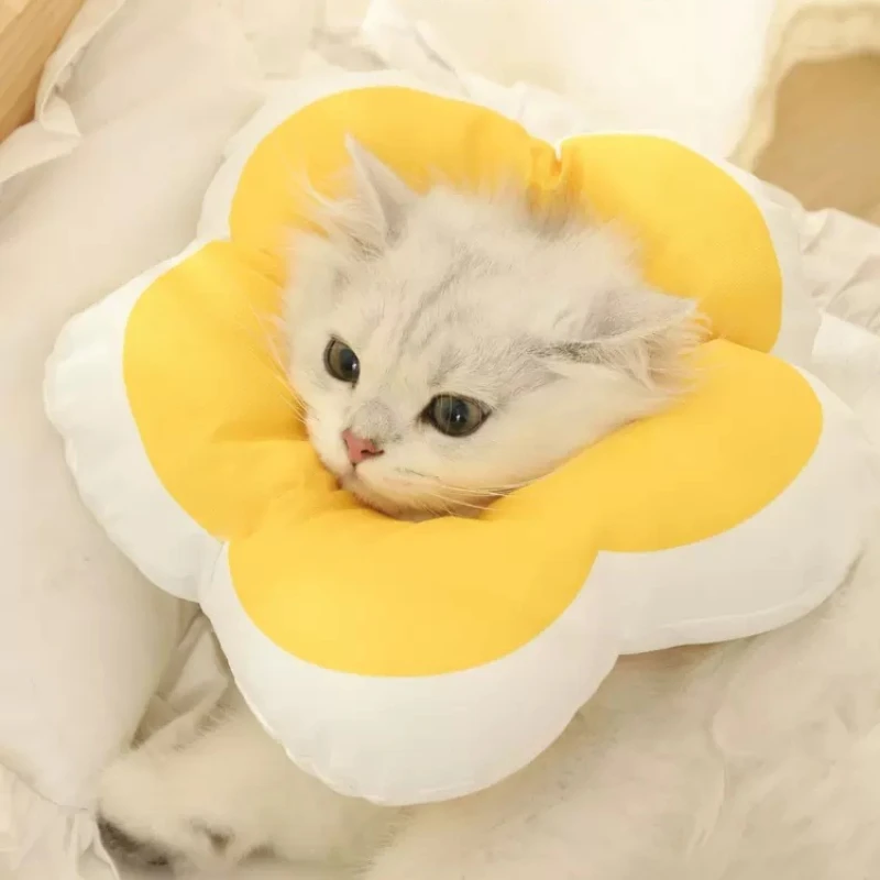 Collare Per Gatti Elizabeth Impermeabile Collare Per Collo Regolabile Collare Per Animali Domestici In Cotone Con Motivo Floreale Carino Per Collare P