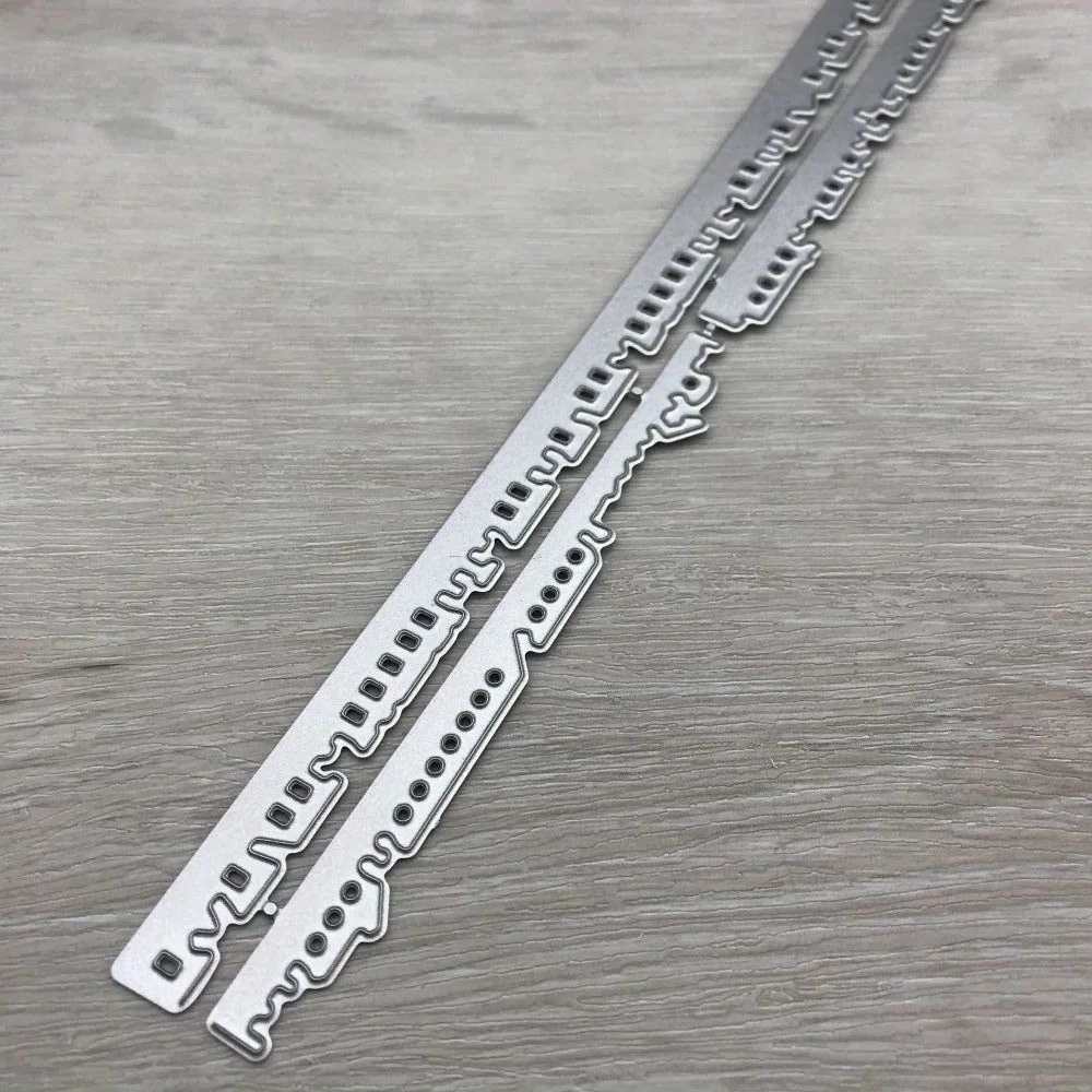1pcs 금속 절단 다이 컷 다이 금형 책 가장자리 장식 스크랩북 종이 공예 블레이드 펀치 스텐실 다이