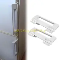 Poignées réfrigérateur L8RE, Texture plastique, faciles à utiliser, adaptées aux réfrigérateurs 2