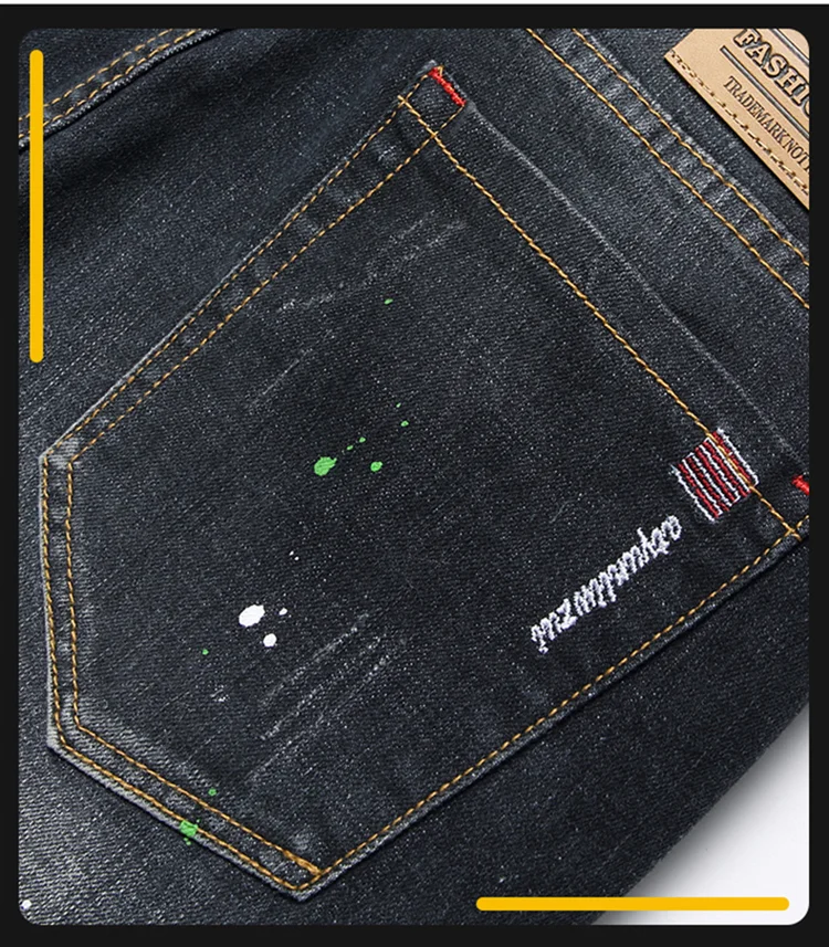 PlatiNum Slim Stretch Ripped Jeans - Quality Construction