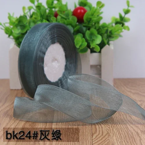 Organza Chiffon Ribbon for Decoration and Crafting - 50 Yards