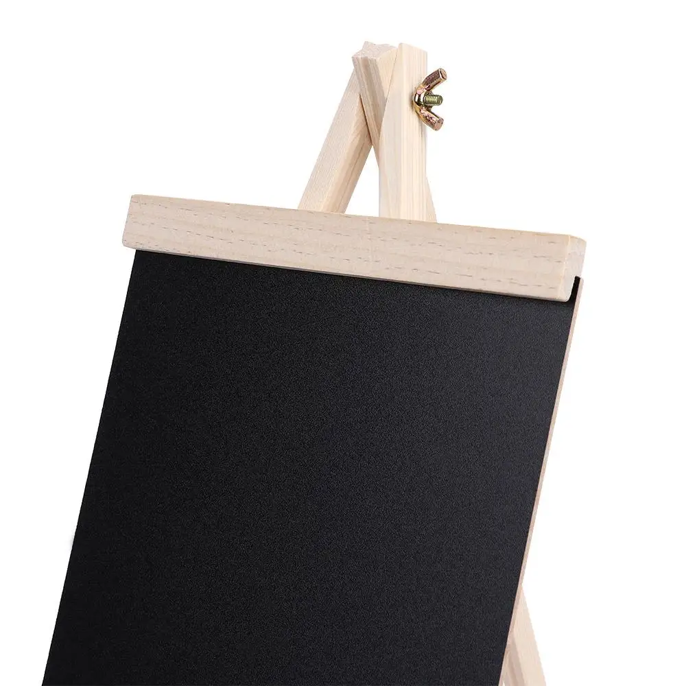 Memo Drawing Collapsible Desktop Message Writing Black Blackboard Wooden Boards Chalkboard Pine Wood Easel