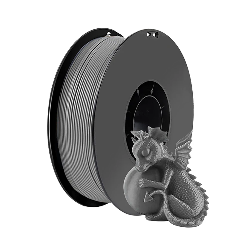 Premium PLA 3D Printing Filament – Gray and White, 1.75mm Diameter, Vacuum-Sealed Spool