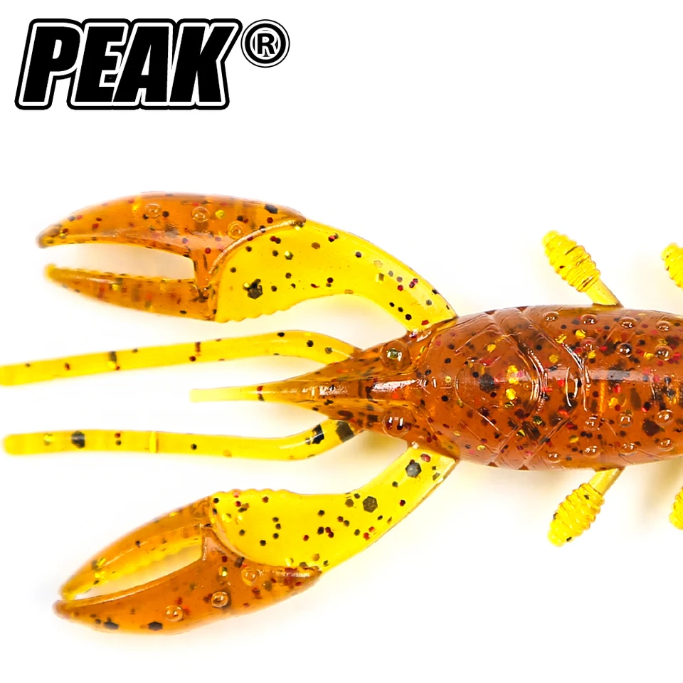10 pièces/lot 10cm leurre de pêche aux crevettes souples appât
