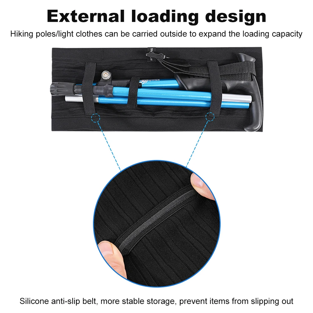 Slim Running Belt for Women Men with Phone Holder Fanny Pack Elastic Runner Belt for Triathlon Marathon Cycling Mountaineering 5