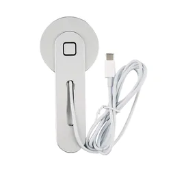 15W Fast Wireless Charger Magnetic Phone Holder with Metal Expansion Bracket for Laptop Screen Side Mount (S Charging stand)