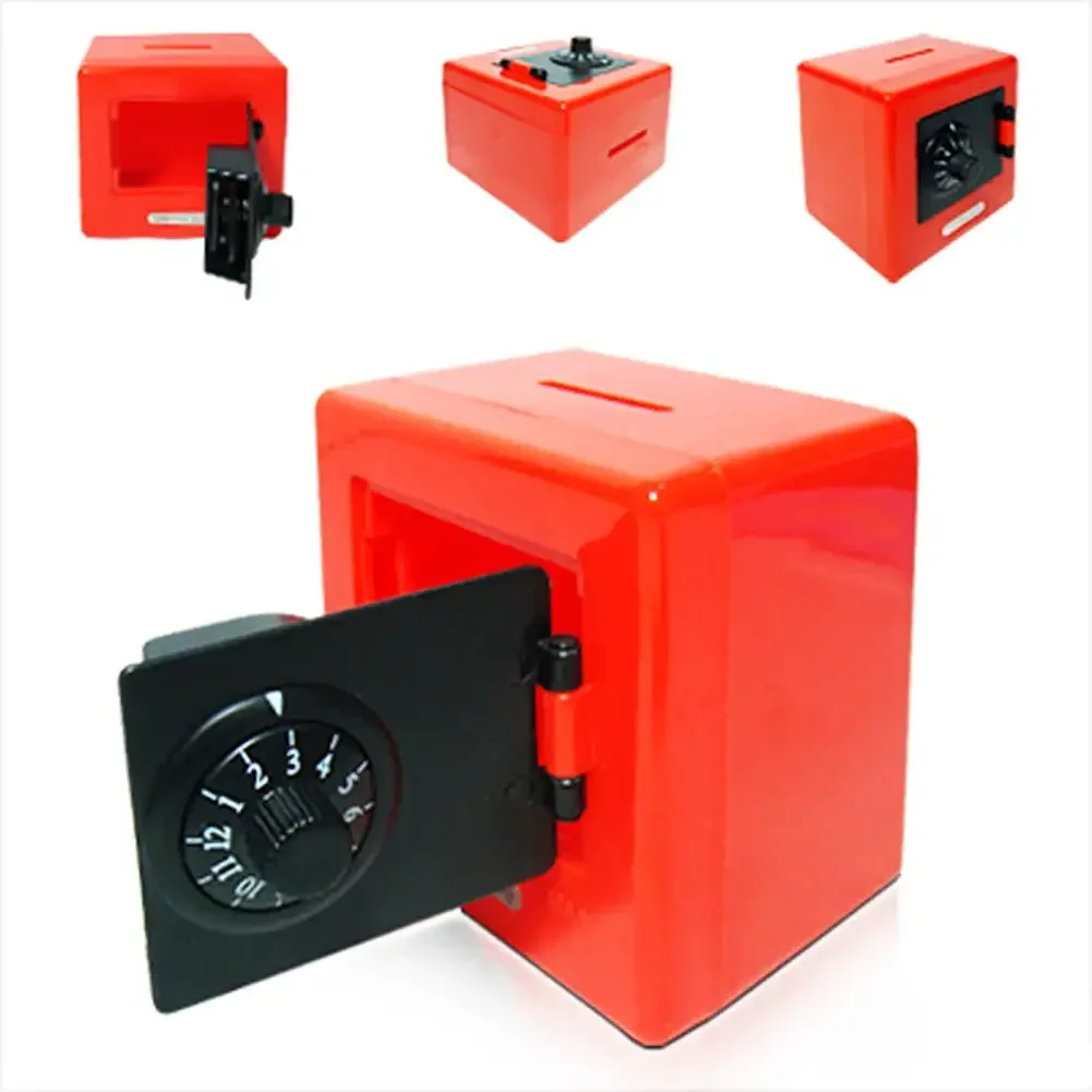 Retro Atm Rotating Password Cash Coins Saving Box Mini Bank Money Box Bank Safe Box Automatic Deposit Banknote Christmas Gift 3