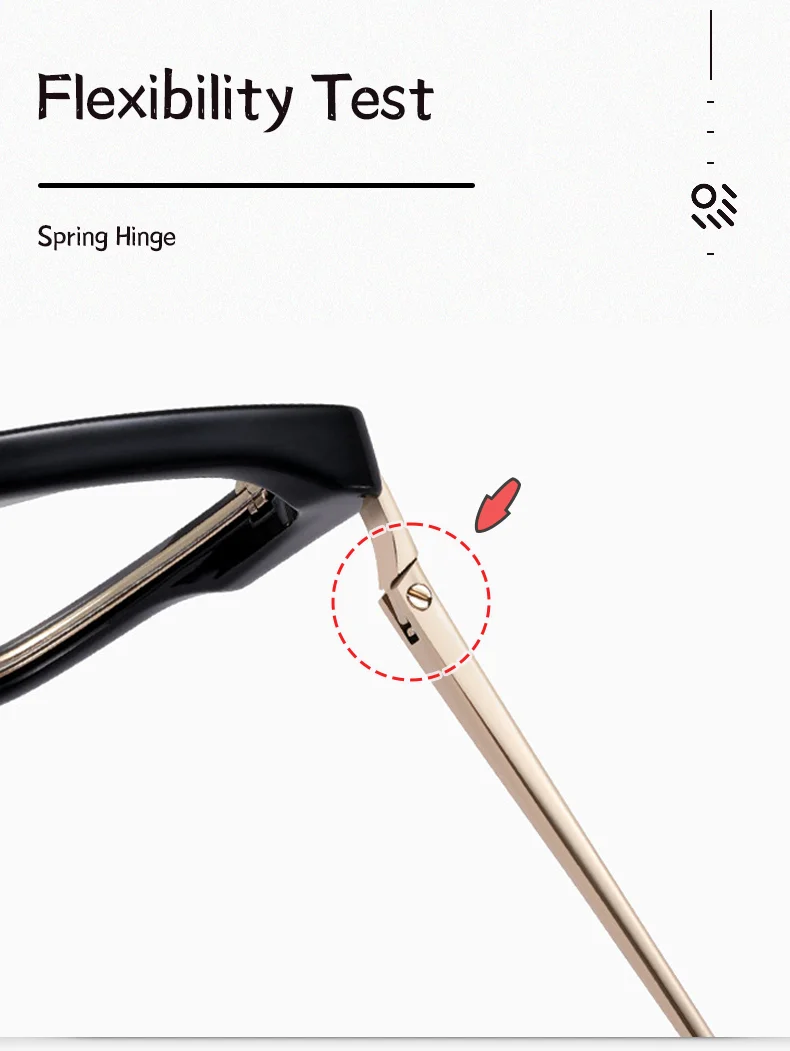 Hochwertige tr90 Damen brillen rahmen Damen brillen rahmen für Frauen verschreibung pflicht ige medizinische Brille Null Computer brille – Detail 3