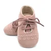 Baby Shoes Infant Boy Girl Classical Lace-up Tassels Suede Sofe Anti-slip Soft Sole Shoes Toddler Crib Crawl Shoes Moccasins 5