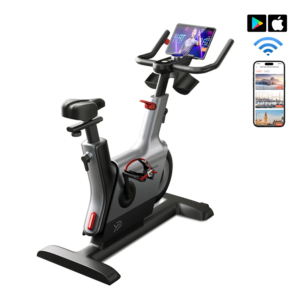 YPOO 6kg flywheel Two-way Magnetic Spinning Bike F2 home gym Spinning Bike Exercise Fitness Spin with YPOOFIT APP