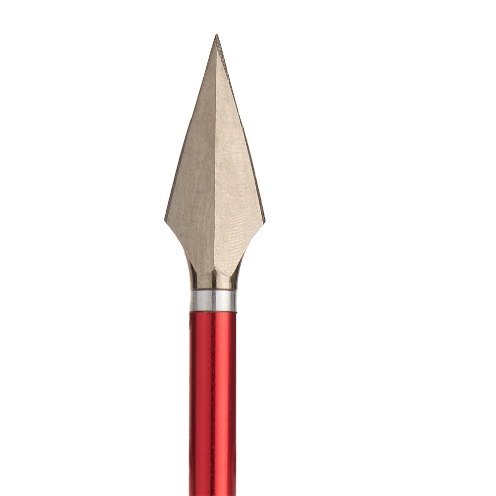 Archery Hunting Broadheads For 6.25 inch Shaft 77 Grain Willow-leaf broad Screw Tips Sharp Screw-In Arrow Heads 6/12/24 pcs archery arrowhead