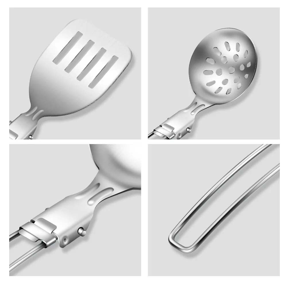 Deluxe Outdoor Cooking Utensil Set - Portable Stainless Steel Essentials
