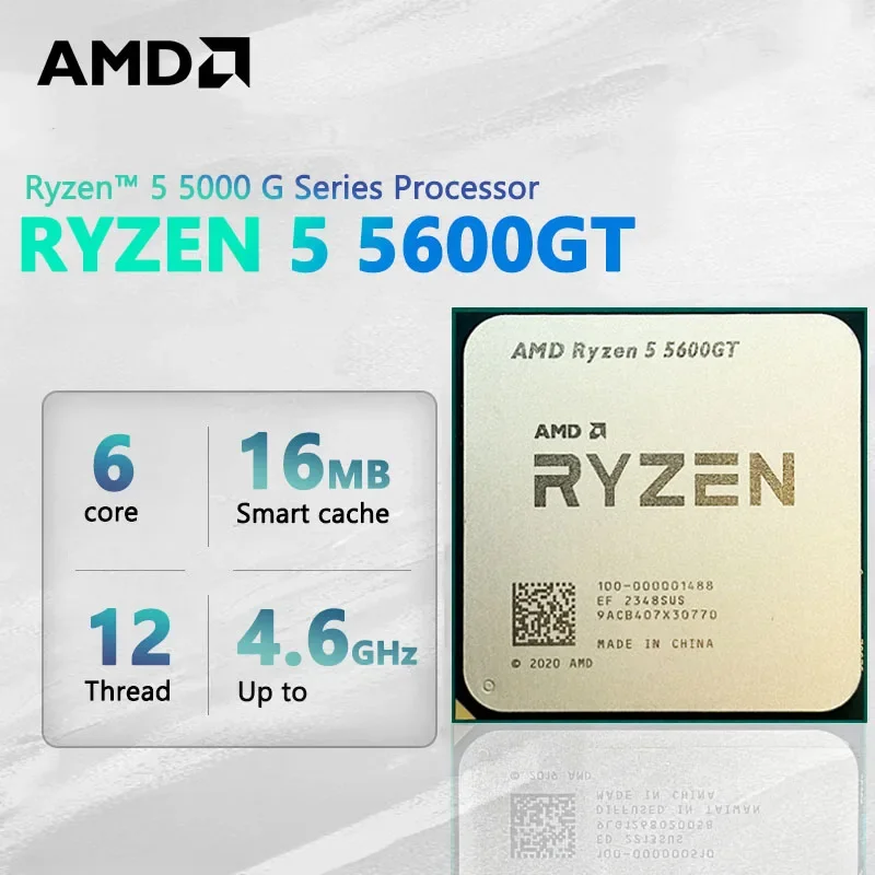 新品未使用☆AMD Ryzen 5 5600GT Socket AM4 6コア Amazon.com: AMD Ryzen 5 5600GT 6-Core, 12-Thread Desktop Processor
