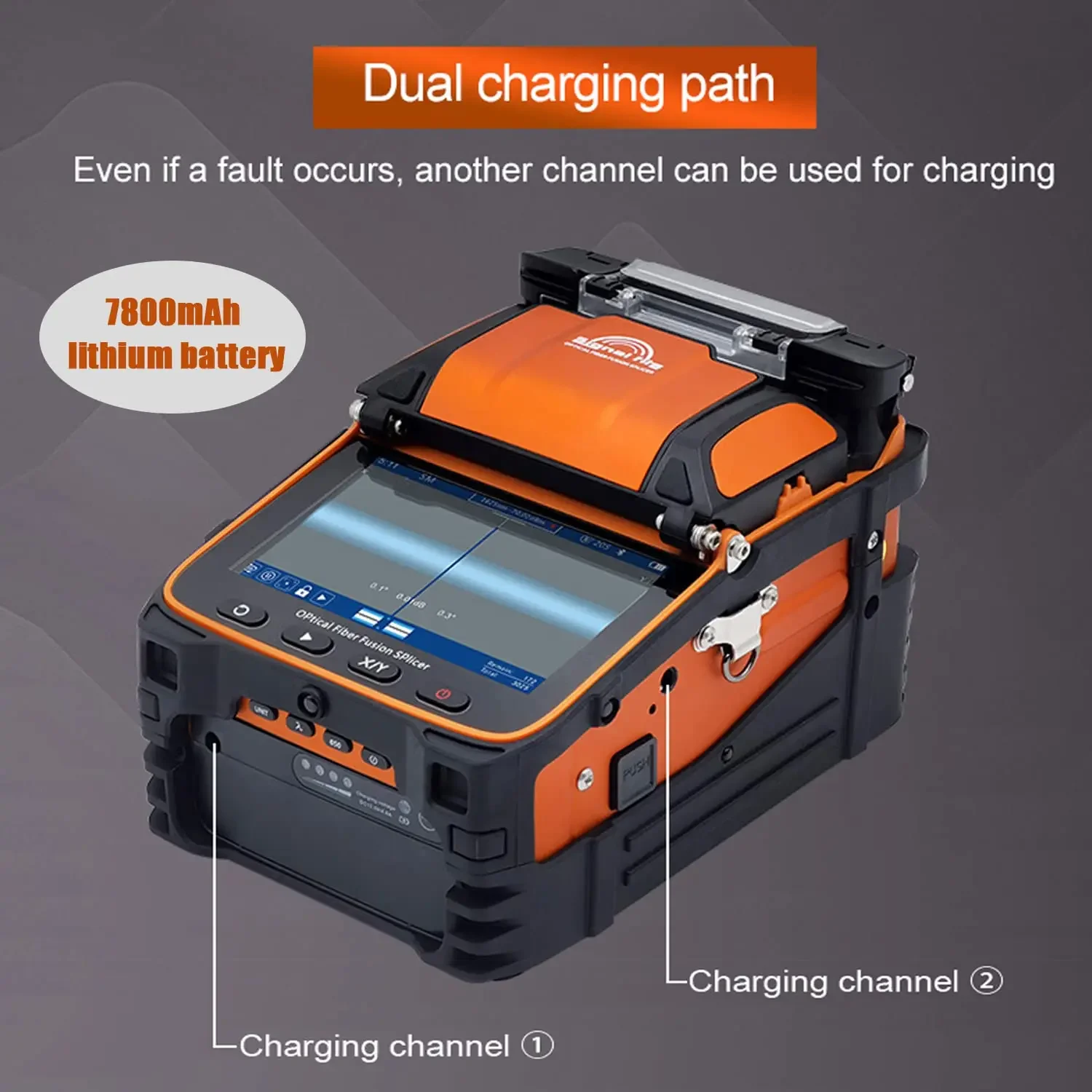 Fusion Splicer Machine Signalfire AI-9 AI-6Ap Fusion splicer Machine 6 motor 5S splicing machine VFL Optic power meter tool kits CE