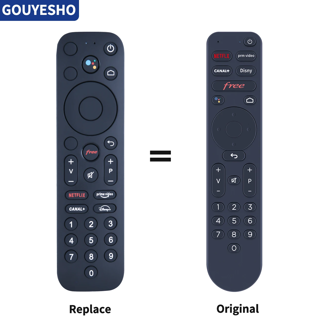 Tbest Télécommande vocale sans fil Télécommande vocale 2.4G souris sans