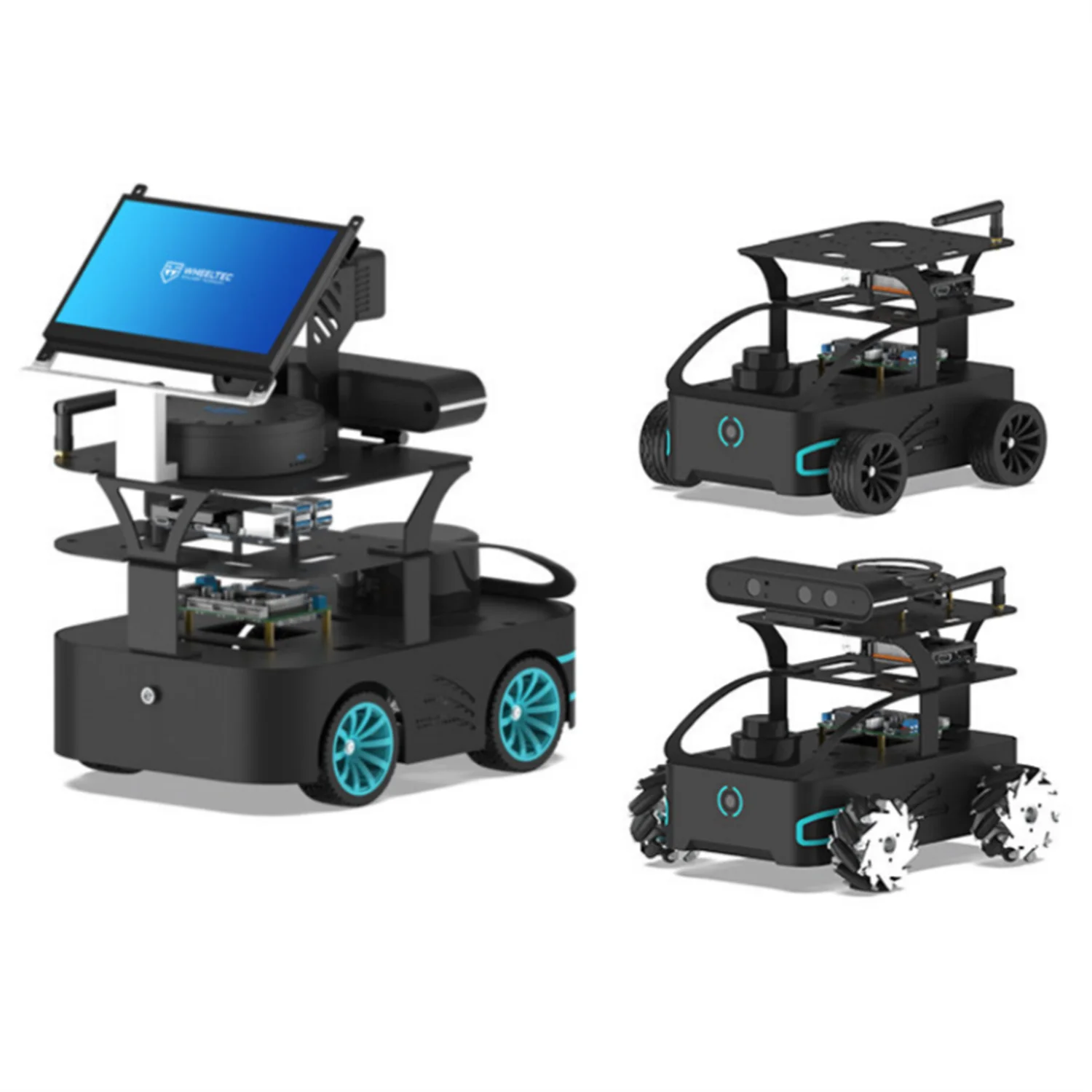 WHEELTEC V550 ROS2 AI 대형 모델 교육용 로봇, AI 다중 모드 대형 모델 상호 작용 지원