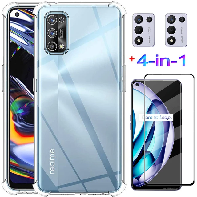 Carcasa Realme 8 Pro funda para Realme 8 7 6 5 X50 Pro 5G 6i 5i 5s C25Y C35  C25 C21 C17 C15 C12 C11 C3 funda protectora transparente TPU a prueba