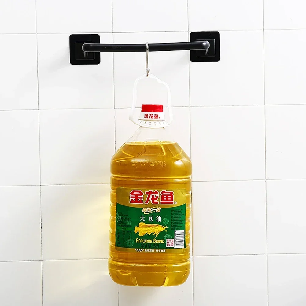 Self-adhesive Bathroom Towel Bar Wall Mounted Hanger Holder Rack Shelf Shoes Holder Hanging Finishing Towel Rack