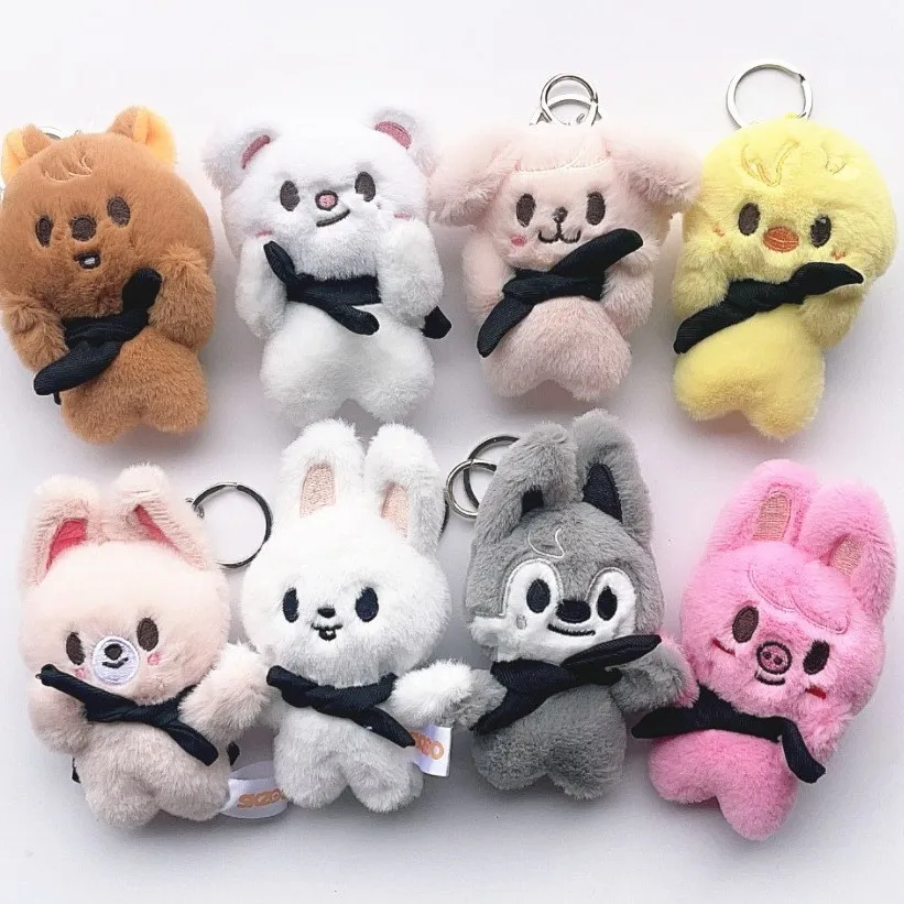 New Stray Kids Plush Keychain SKZOO Pilot Doll Magnet Week