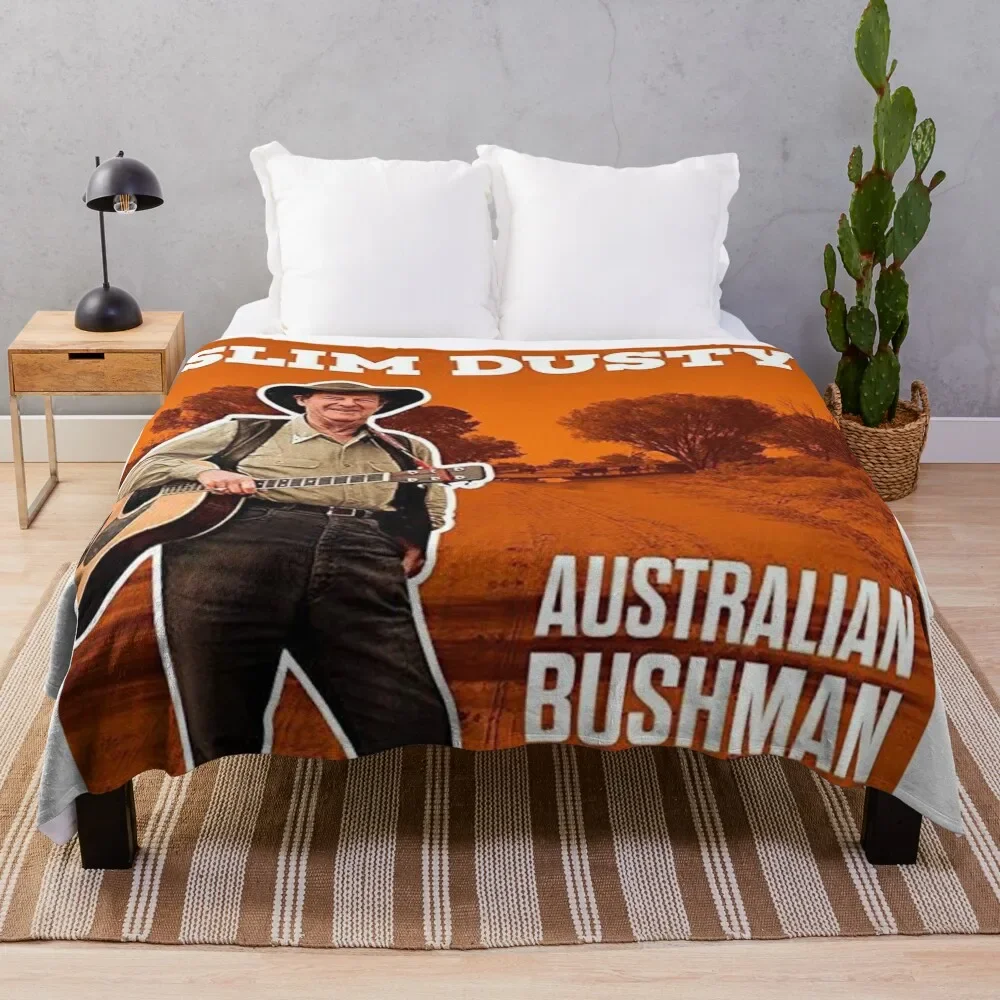 

Slim Dusty Throw Blanket Hairy Blanket bed plaid