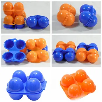 2/4 griglie porta contenitori da Picnic portauova portatile Organizer Case scatola portaoggetti per uova 1
