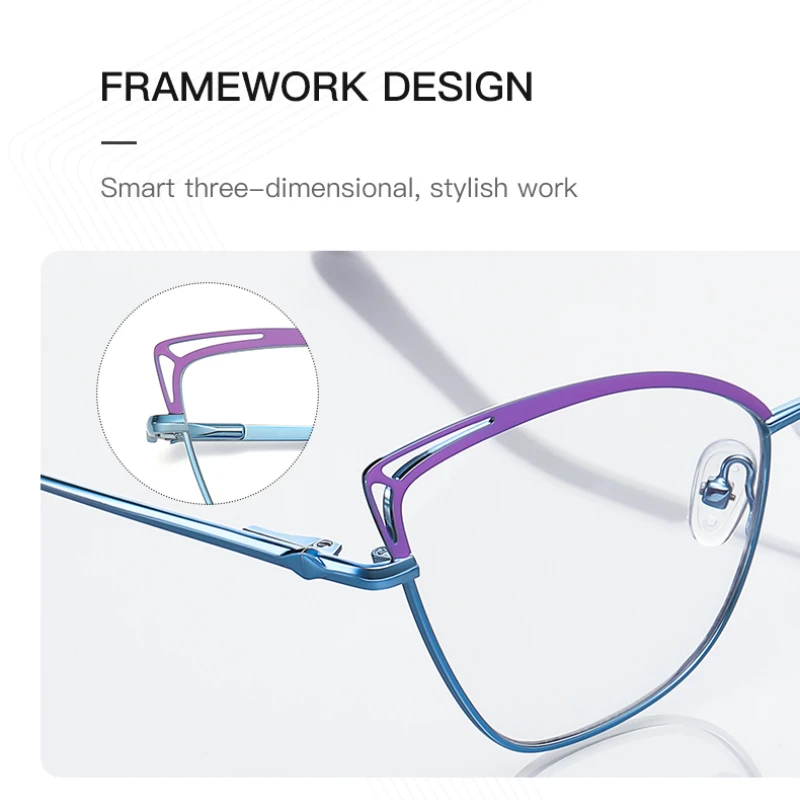 VKYEE Butterfly Photochromic Anti Blue Ray Reading Glasses Women Myopia Hyperopia Prescription Custom Optical Eyeglasses PFD3038
