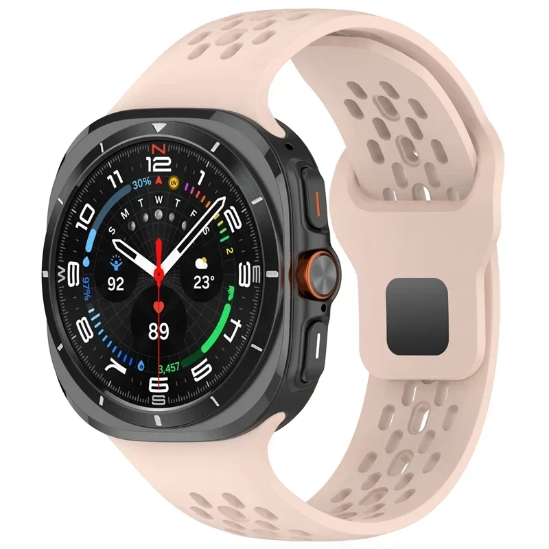Breathable Silicone Sports Watchband Bracelet