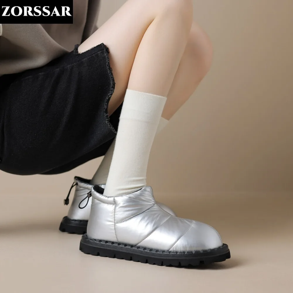 

2023 New Women Boots Waterproof Snow Boots for Winter Shoes Women Zipper Ankle Boots Winter Botas Femininas Keep Warm Botines