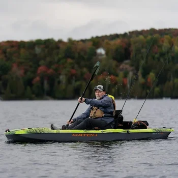 Premium Angler Kayak - Fishing Kayak with Lawnchair  Premium Sit-in Recreational Kayak Adjustable Seating System 4