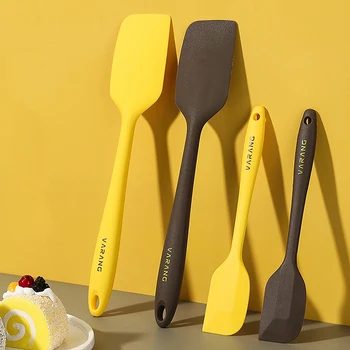 1 Pc Kitchen Silicone Cream Butter Cake Spatula Scraper Cake Cream Scraper Nonstick Butter Spatula Mixer DIY Cake Baking Tools