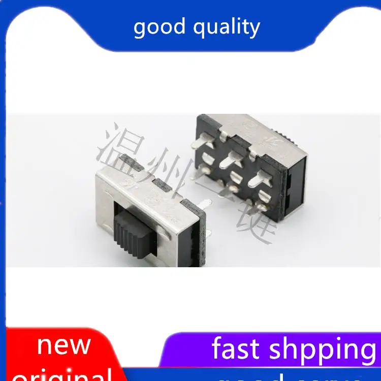 

10pcs original new SS-22H01K (2P2T) face evaporator switch 22.5 * 14 double row 6-pin 2-speed high current toggle switch 3A