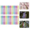 50 Pcs Wind Chimes DIY Tool Garden Tube Crafting Tubes Kids Playset Tools DIY Metal Pipe Bell Accessories Plaything Self Made 2