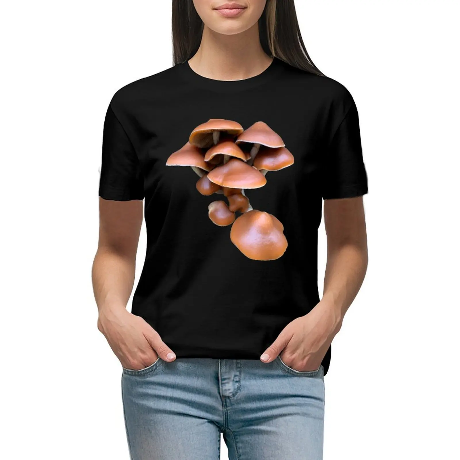 

P. azurescens cluster T-shirt funny shirts graphic tees t-shirts for Women graphic tees funny
