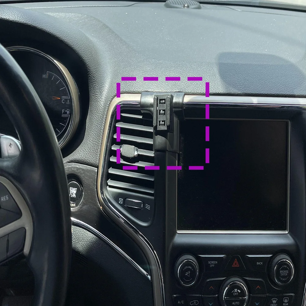 JEEP Grand Cherokee 2014 2015 2016 2017-2020 차량용 전화 홀더 특수 고정 브래킷베이스 무선 충전 액세서리
