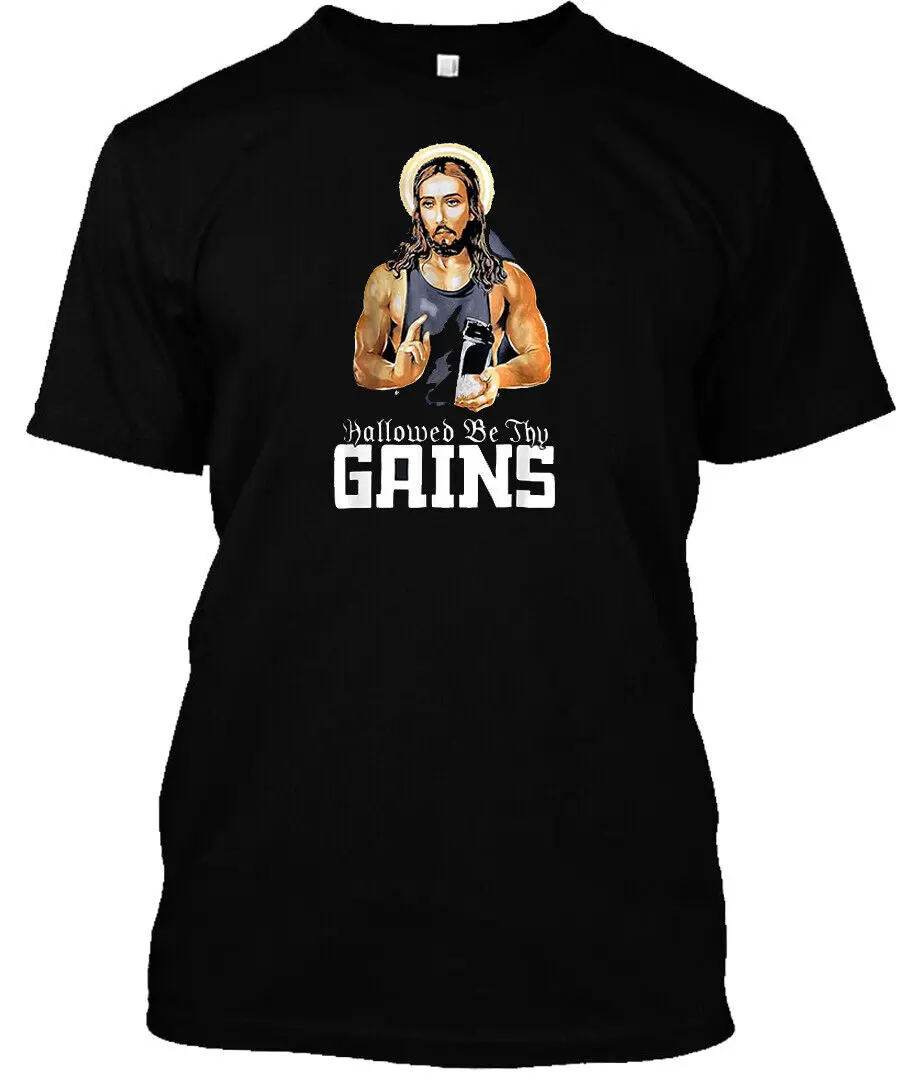 Best To Buy T-Shirt Regalo Per L'Allenamento Di Gesù Halled Beautiful Gains