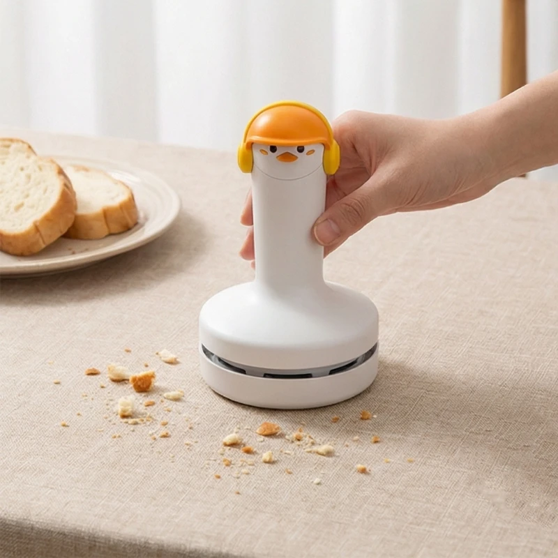 휴대용 무선 데스크탑 진공 청소기 키보드 탁상 종이 스크랩 청소를위한 경량 미니 진공 청소기