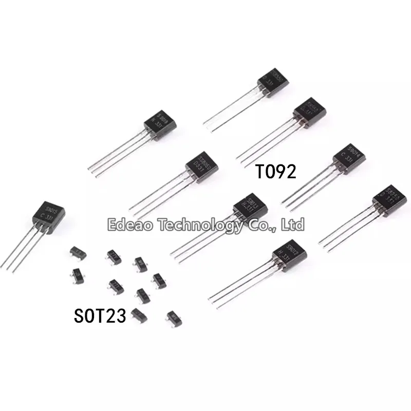 100 шт./лот Новый S8050 S8550 SS8050 SS8550 DIP TO-92 / SOT23 J3Y 2TY Y1 Y2 SOT23 триодный транзистор