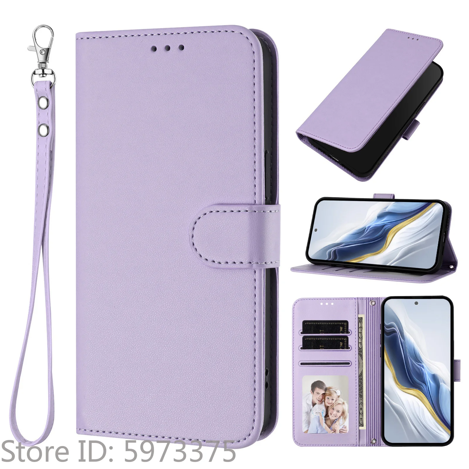 Classic Embossed Leather Flip Wallet Case for Realme 16 Pro Plus 5G