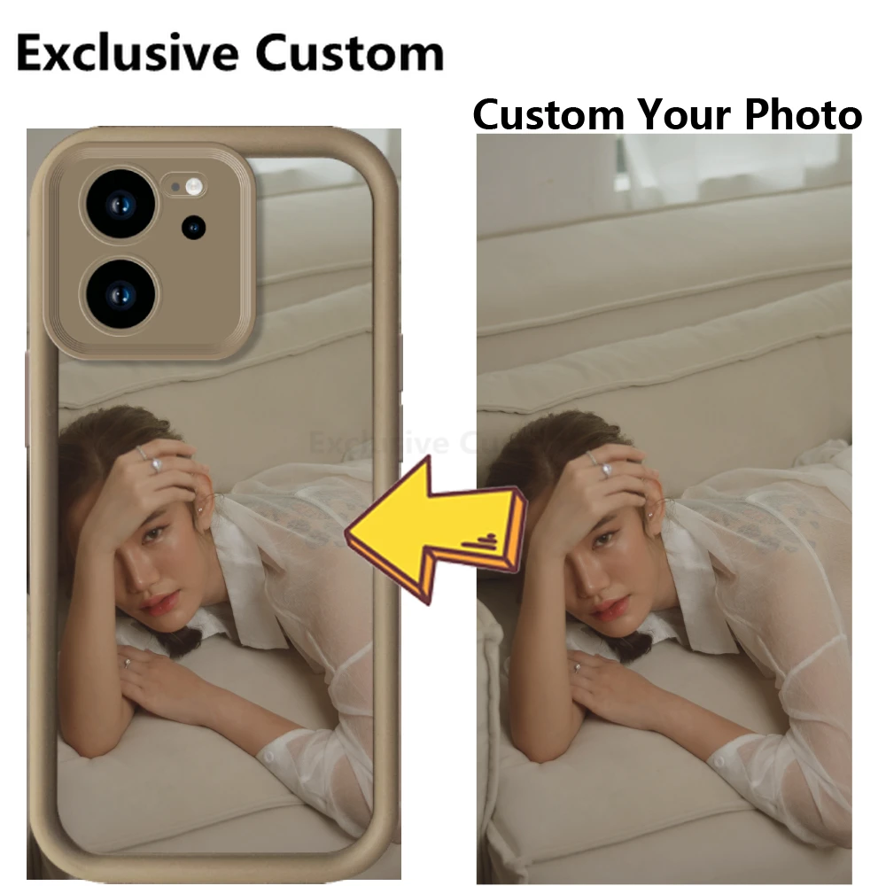 

Exclusive Custom Thick Edged Phone Case for Redmi NOTE 13 11 9 9S 8 7 K40 K30 K20 PRO 5G DIY Cover Customized Design Name Photo