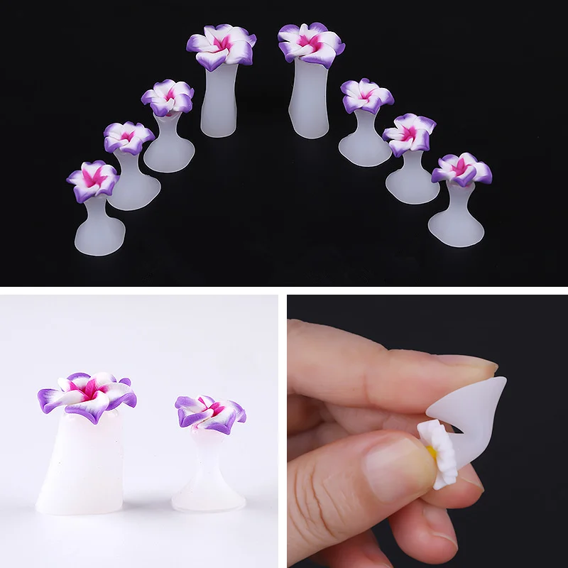 NEW Silicone Toe Separator Braces Toe Corrector Tool Pedicure Waterdrop Crystal Daisy Diamond Separator Foot Care Tools
